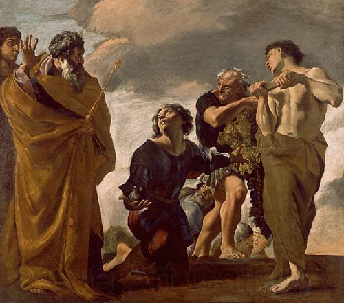 Giovanni Lanfranco Moses and the Messengers from Canaan